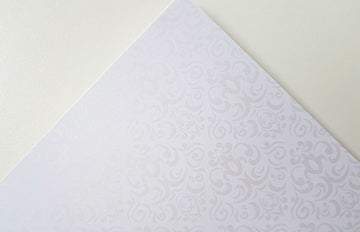 Papel Perolado Arabesco 5 20 folhas A4 - 180g - Papel Especial